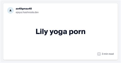 new yoga porn